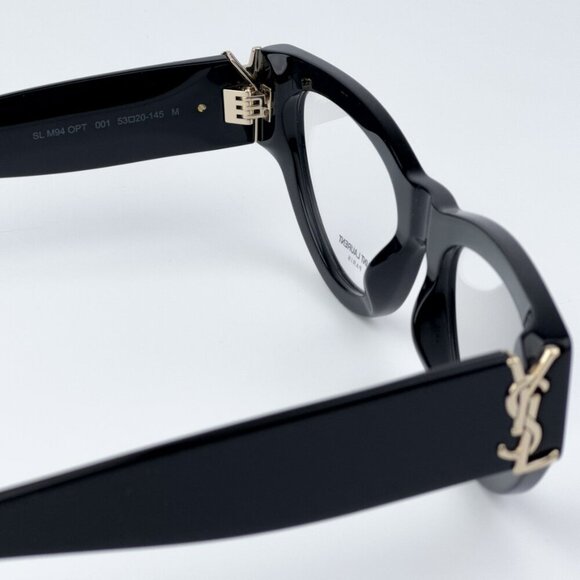 Saint Laurent SLM94OPT 001 BRAND NEW Eyeglasses Black Cat Eye Women - Picture 9 of 10